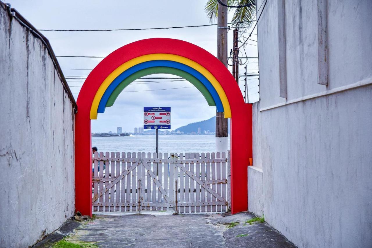 Apto c piscina e acesso exclusivo a praia, Guaruja Guarujá Exterior foto